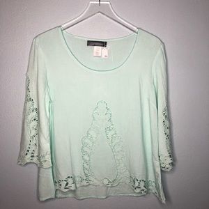 🌸 Boutique | teal cut out top